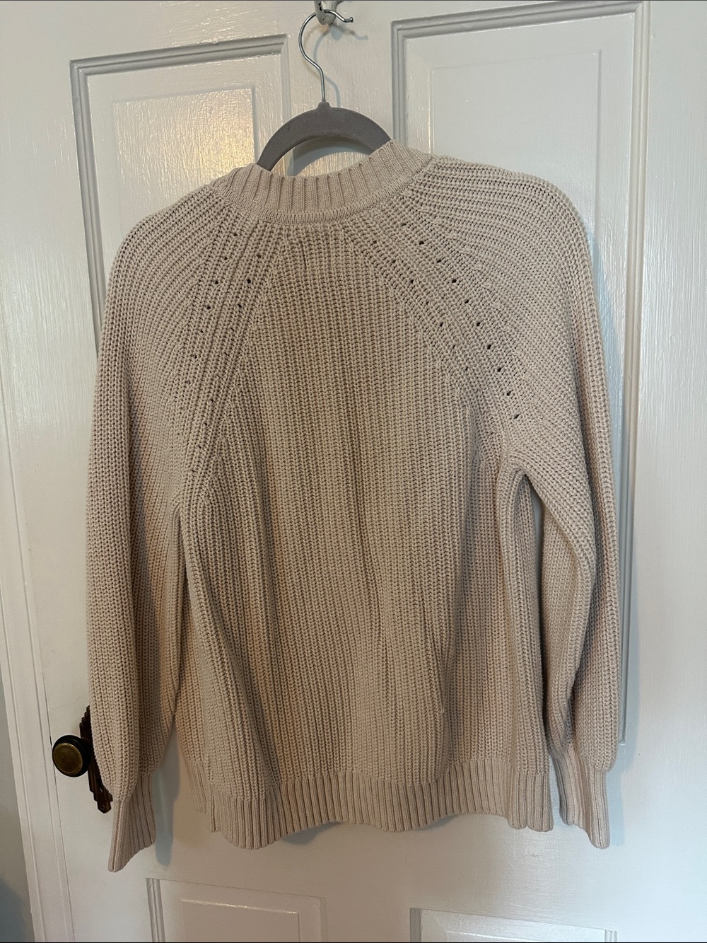 GAP Cream Button-Front Chunky Ribbed Cardigan - Picture 4 of 4